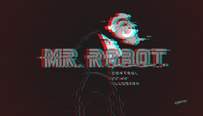 mr robot, tv shows, artist, artwork, digital art, hd, behance