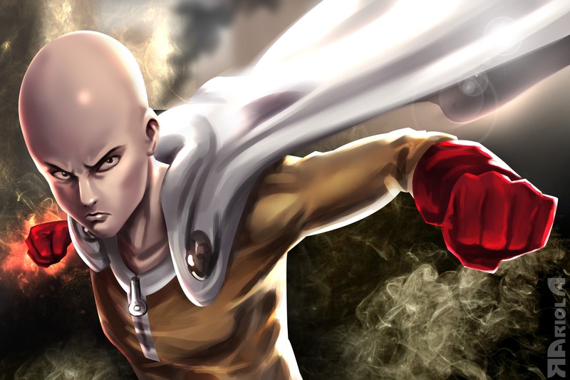 one punch man, anime, hd, 4k, 5k, artist, digital art, artwork, deviantart