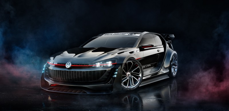 volkswagen polo gti, cars, 2018 cars, hd, 4k, volkswagen, behance, cgi, artist