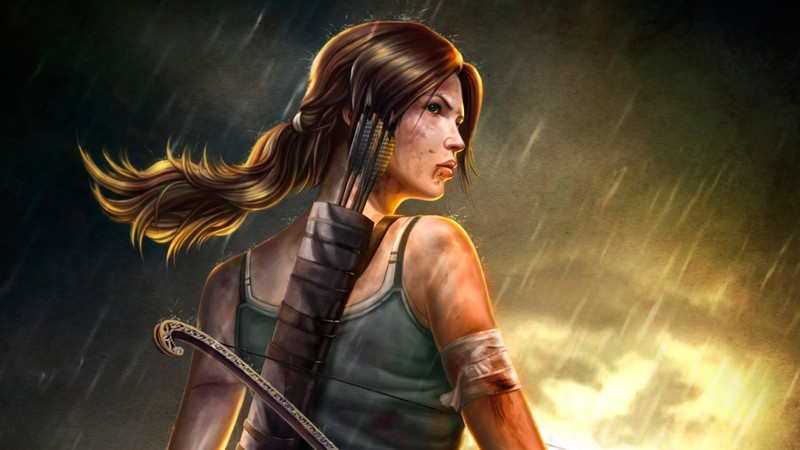 tomb raider, lara croft, artwork, 4k, hd, artist, digital art, deviantart