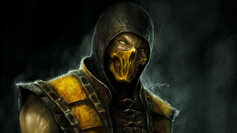 mortal kombat, games, pc games, xbox games, ps games, hd, 4k, scorpion, deviantart