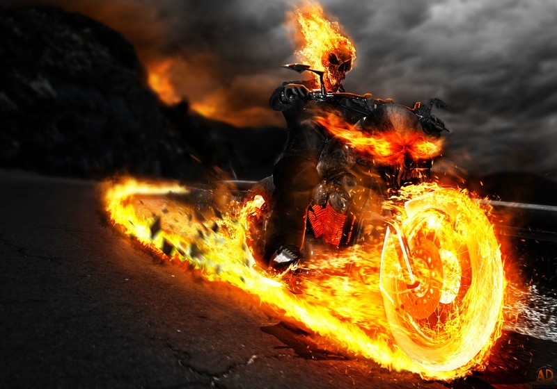 ghost rider, hd, artist, artwork, artstation, superheroes