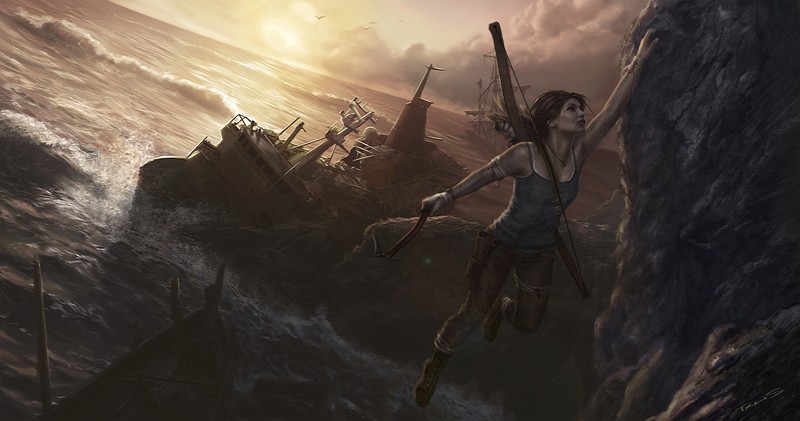 tomb raider, lara croft, artwork, 4k, hd, artist, digital art, deviantart, 5k
