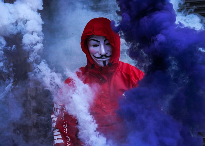 anonymus, mask, hd, smoke, vendetta