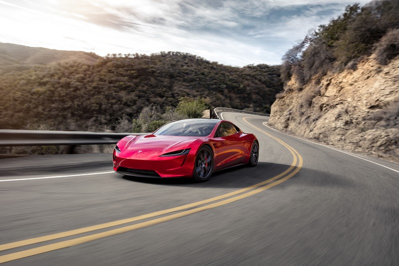 tesla roadster, tesla, electric cars, 2018 cars, 4k, hd