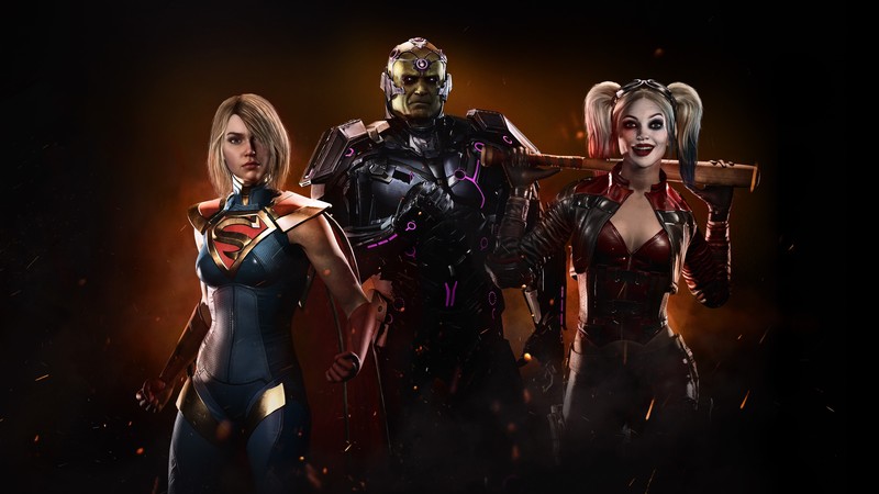 injustice 2, ps games, 2018 games, hd, supergirl, harley quinn