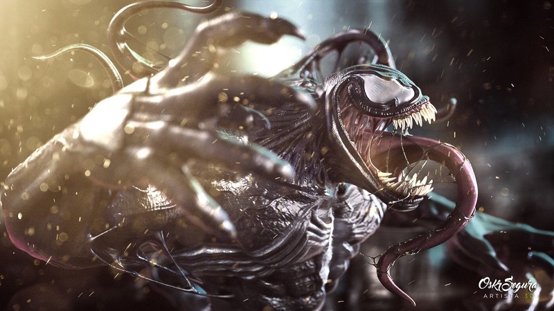venom, supervillain, hd, superheroes, artist, artwork, artstation