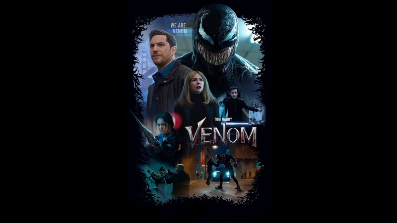venom movie, venom, movies, 2018 movies, 4k, poster, tom hardy, artstation