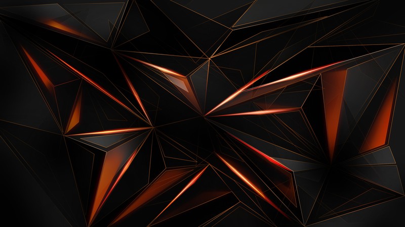 abstract, shapes, polygon, hd, 4k, deviantart