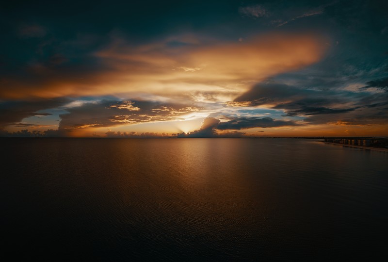 beach, clouds, seascape, horizon, nature, hd, 4k, 5k, 8k, 10k