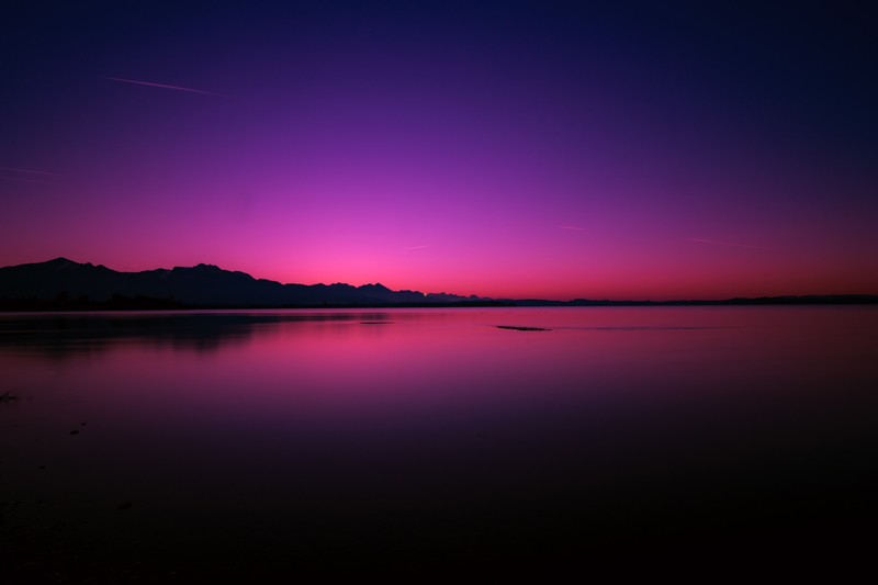 dawn, ocean, hd, 4k, nature, pink