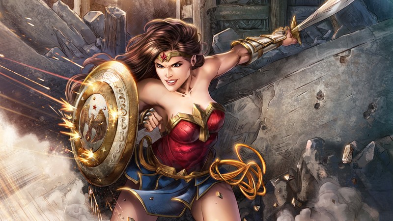 wonder woman, 5k, hd, 4k, artwork, digital art, superheroes