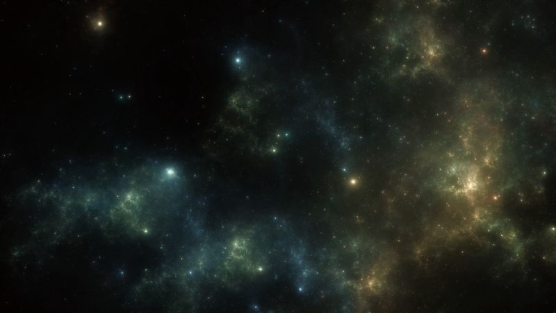 nebula, glow, sparkles, cloud, abstraction, 4k