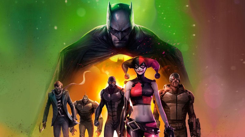 batman assault on arkham, movies, animated movies, hd, superheroes, joker, batman, harley quinn