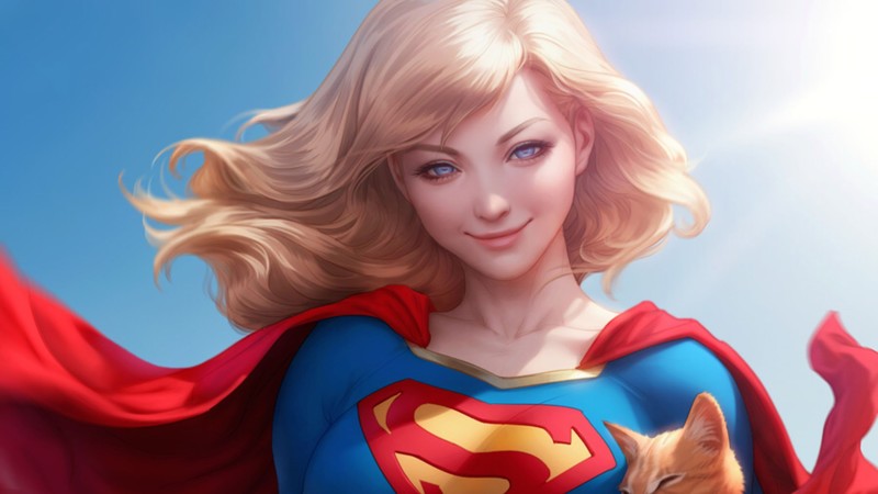 supergirl, artwork, art, hd, digital art, superheroes