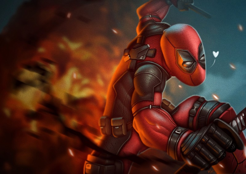 deadpool, 4k, hd, artwork, digital art, superheroes, art, behance