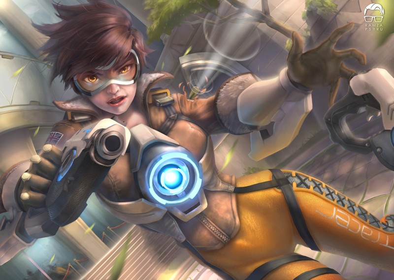 tracer overwatch, 4k, 5k, overwatch, games, xbox games, ps games, pc games, 2016 games, hd, artwork, artist, digital art, deviantart