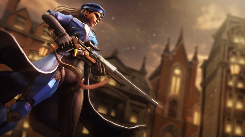 ana overwatch, overwatch, games, hd, artwork, sniper, deviantart, 4k, 5k, deviantart