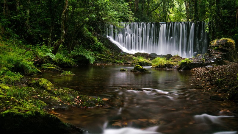 waterfall, nature, hd, 4k