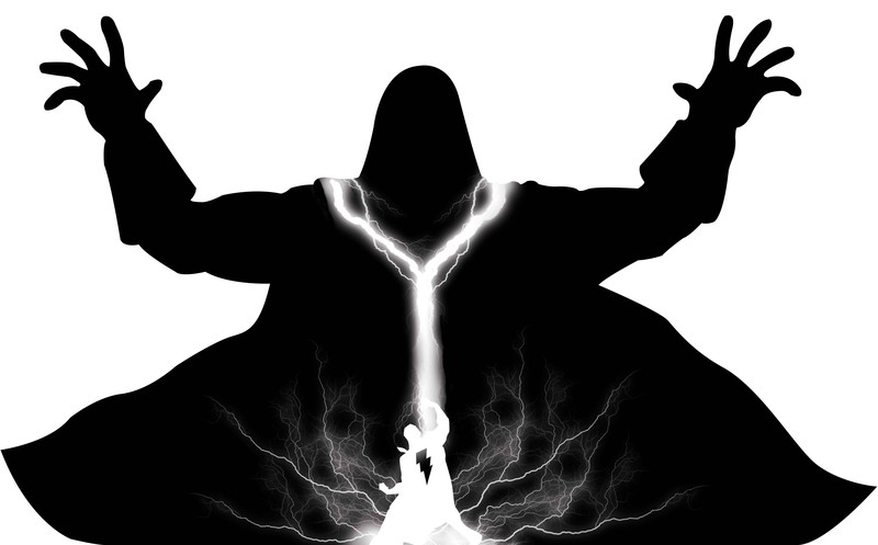 shazam, superheroes, hd, artwork, monochrome, black and white, 5k