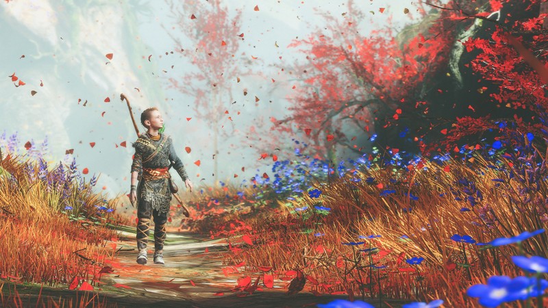atreus, god of war 4, god of war, games, ps games, hd, 4k
