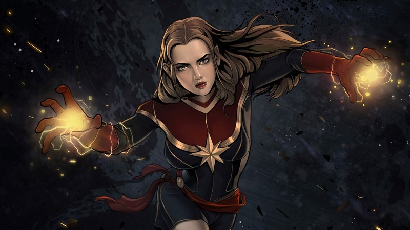 captain marvel, superheroes, artwork, artist, digital art, hd, 4k, behance