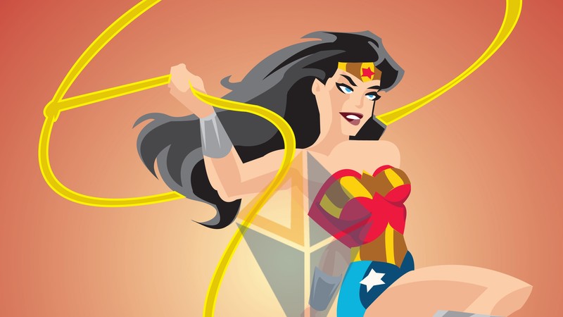 wonder woman, superheroes, vector, artist, artwork, digital art, hd, 4k, minimalism, minimalist