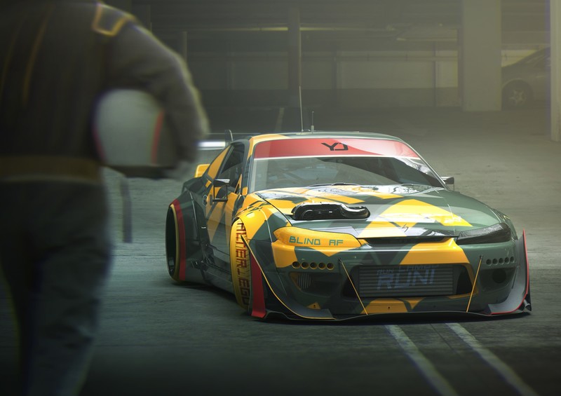 nissan, cars, artist, artwork, digital art, hd, behance