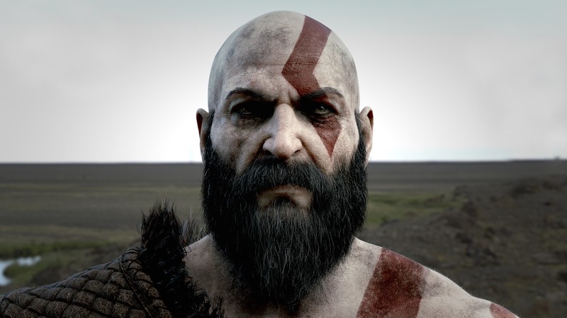 kratos, god of war 4, god of war, games, hd, artwork, artist, digital art, artstation
