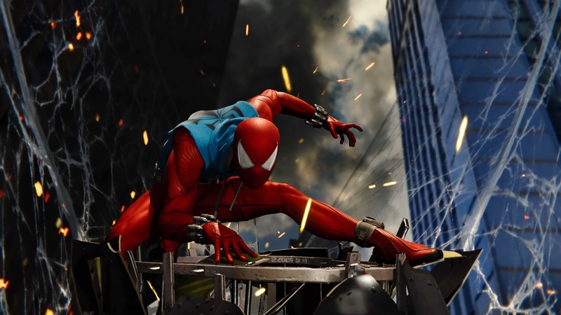 scarlet spider, spiderman ps4, games, 2018 games, hd, 4k, ps4 games