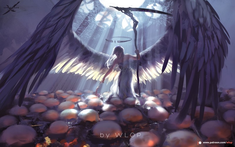 angel, fantasy, artist, artwork, digital art, hd, deviantart