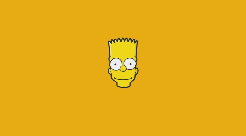 the simpsons, cartoons, animated tv series, hd, 4k, 5k, minimalism, minimalist, yellow