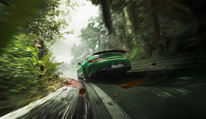 mercedes amg gtr, mercedes, cars, 2018 cars, hd, behance
