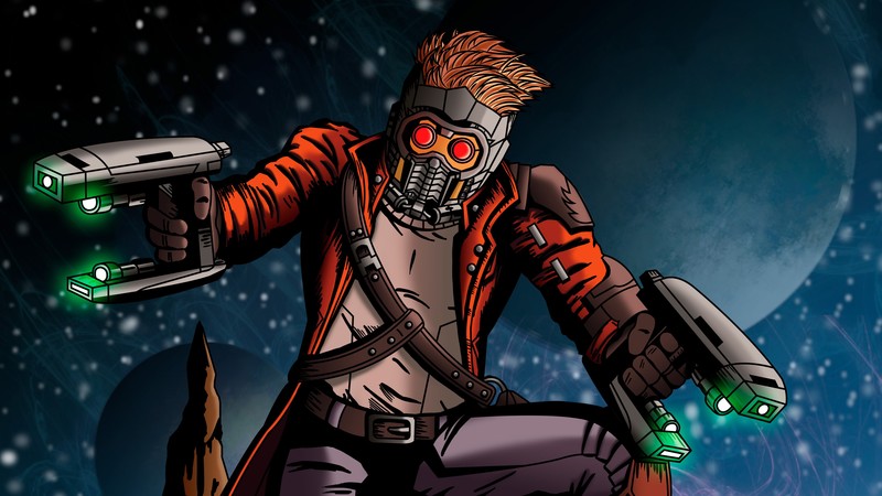 star lord, digital art, hd, 4k, superheroes, artwork, art