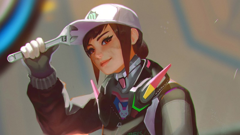 dva overwatch, overwatch, games, hd, artwork, artist, digital art, artstation