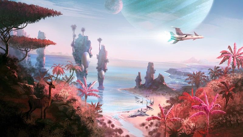 no mans sky, games, hd, 2018 games, artist, artwork, digital art