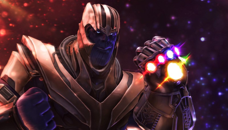 thanos, digital art, hd, 4k, superheroes, supervillain, deviantart