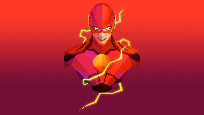 Flash Minimalism Superheroes Hd Minimalism Minimalist Artist Artwork Digital Art Hd