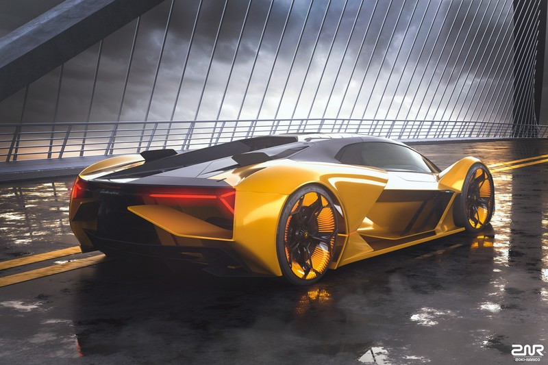 lamborghini terzo millennio, lamborghini, concept cars, electric cars, hd, 4k, 2019 cars, artist, behance