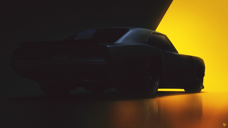 dodge charger, cars, hd, 4k, minimalism, concept art, artist, artwork, digital art, deviantart