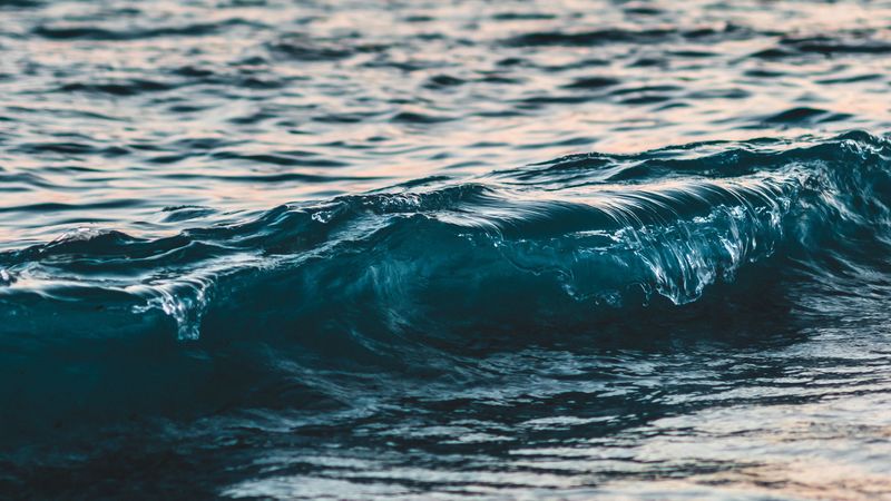 waves, ripples, sea, water, 4k