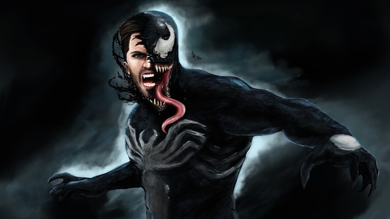 venom movie, venom, hd, supervillain, artist, digital art, artwork, art, artstation