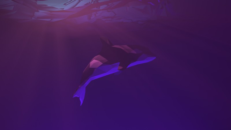 low poly, dolphin, artist, artwork, digital art, hd