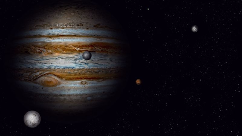 planet, dark, shadow, stars, space, 4k