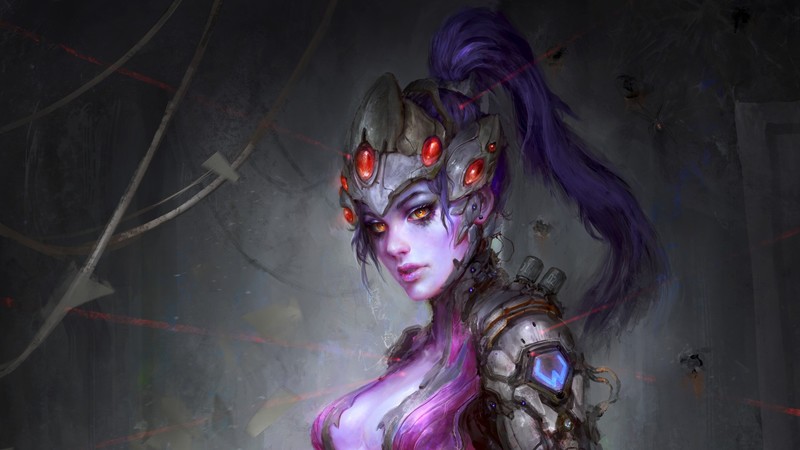 widowmaker, overwatch, games, hd, artwork, digital art, artstation