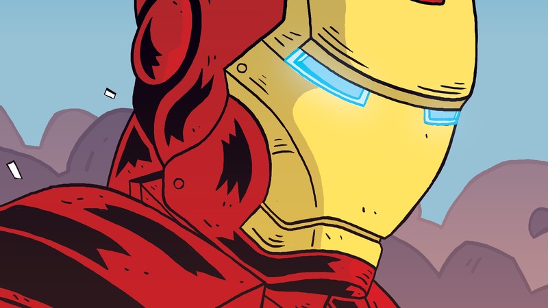 iron man, superheroes, hd, cartoon, artwork, artist, digital art, behance, 4k