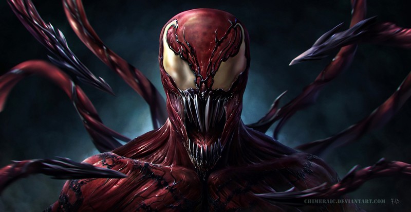 carnage, digital art, supervillain, superheroes, hd, artwork, artist, deviantart