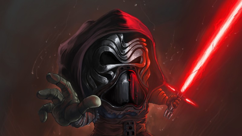 kylo ren, hd, 4k, 5k, artwork, digital art, supervillain