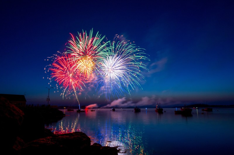 fireworks, photography, hd, 4k, sky