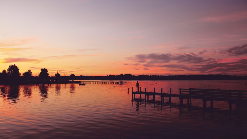 pier, evening, nature, hd, 4k, 5k, photography, people